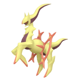 Image chromatique de Arceus Feu