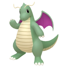 Shiny image of Dragonite