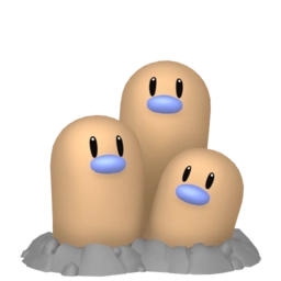 Shiny image of Dugtrio