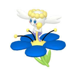 Shiny image of Blue Flabébé