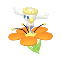 Shiny image of Orange Flabébé
