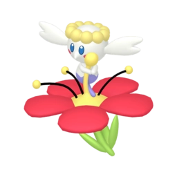 Shiny image of Red Flabébé