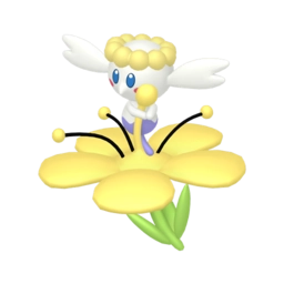 Shiny image of Yellow Flabébé