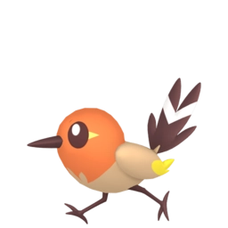 Shiny image of Fletchling