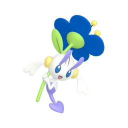 Shiny image of Blue Floette