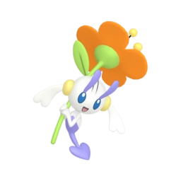 Shiny image of Orange Floette