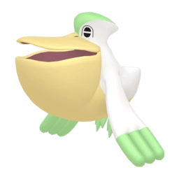 Shiny image of Pelipper
