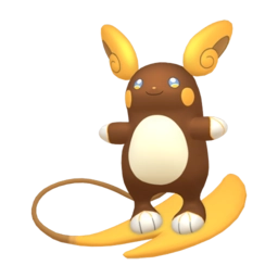 Shiny image of Raichu-Alola