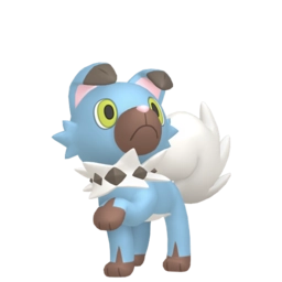 Shiny image of Rockruff