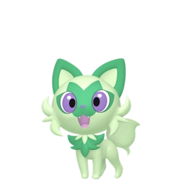 Shiny image of Sprigatito