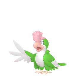 Shiny image of Squawkabilly Green Plumage
