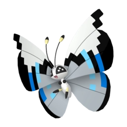 Shiny image of Vivillon Monsoon pattern