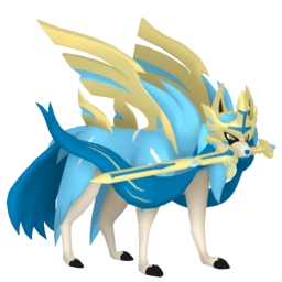 Image chromatique de Zacian épée suprême